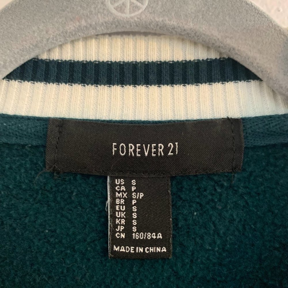 Varsity Bomber Sweatshirt Jacket - image 6